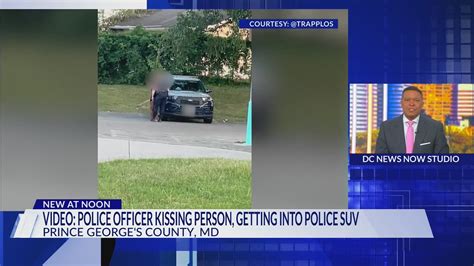 Video Seems To Show Prince Georges County Police Officer Kissing