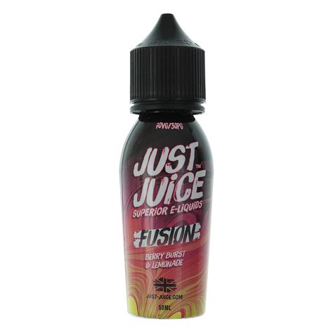 Berry Burst And Lemonade By Just Juice E Liquid 50ml Short Fill