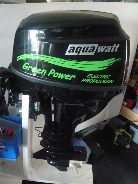 The 30 Hp Aquawatt The Worlds Most Powerful Electric Outboard Motor