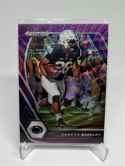 2021 Panini Prizm Draft Picks Purple Wave Prizm 88 Saquon Barkley EBay