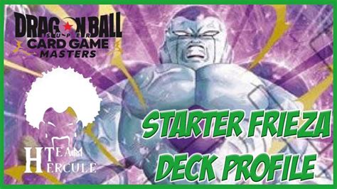 Dragon Ball Super Card Game Masters FR Starter Frieza Deck Profile