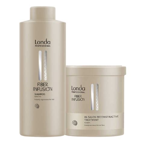 Londa Fiber Infusion Pachet Cu Keratina Pentru Reconstructie Sampon