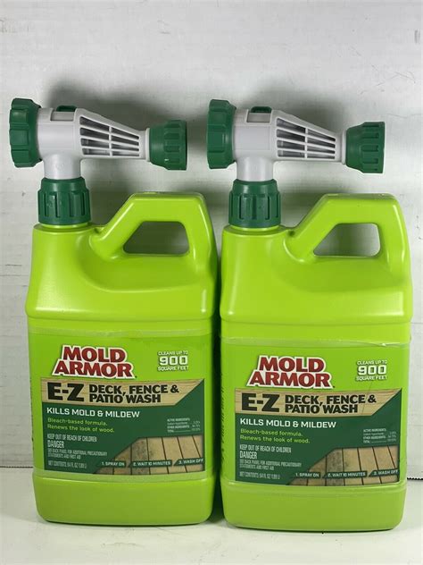 Mold Armor 1 Gal E Z Deck Fence And Patio Wash Kills Mold And Mildew Artofit