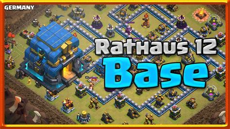 Beste Rathaus 12 Base aus dem EM mit Link Rh 12 Base für Clankrieg