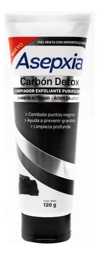 Asepxia Carb N Detox Gel Exfoliante G Limpia La Piel Mercadolibre