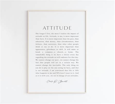 Charles Swindoll Attitude Print Charles Swindoll Quote - Etsy