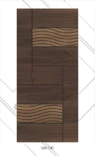 Interior LM 141 Brown Wooden Laminated Door For Home At Rs 145 Sq Ft