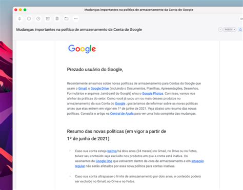 Google avisa que poderá zerar Gmail Fotos e Drive em contas inativas