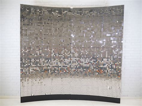 Silver Sequin Shimmer Wall Backdrop For Hire Vowed Amazed