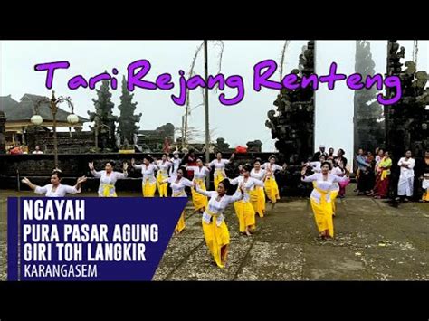 Tari Rejang Renteng PAKIS BALI YouTube