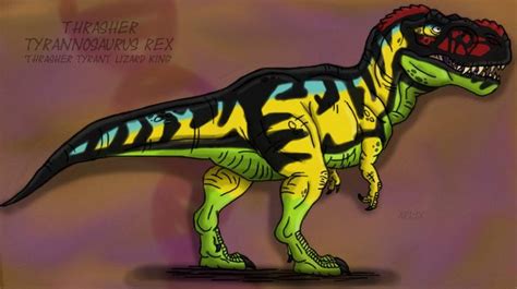 Jurassic Park Chaos Effect Thrasher T Rex By Fnafnir On Deviantart