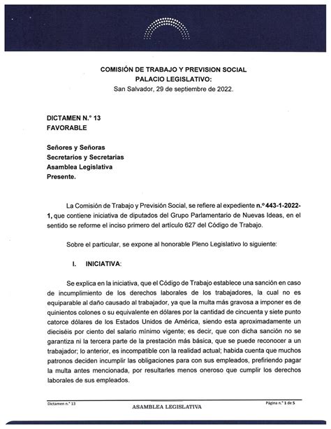 Calaméo Dictamen Favorable Nº 13 Reformas al artículo 467 del C