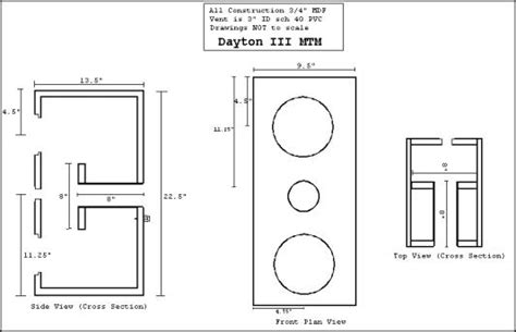 3 Way Speaker Box Design Plans