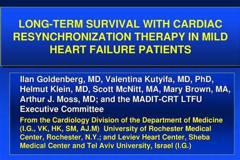 Long Term Survival With Cardiac Resynchronization Therapy In Mild Heart