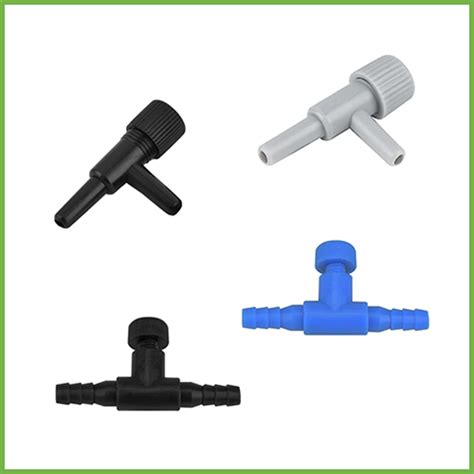 Plastic Single Air Valves Inline And Elbow Aquarays