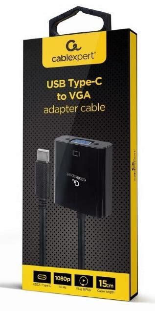 Cablexpert Hz Type C Vga Black A Cm Vgaf