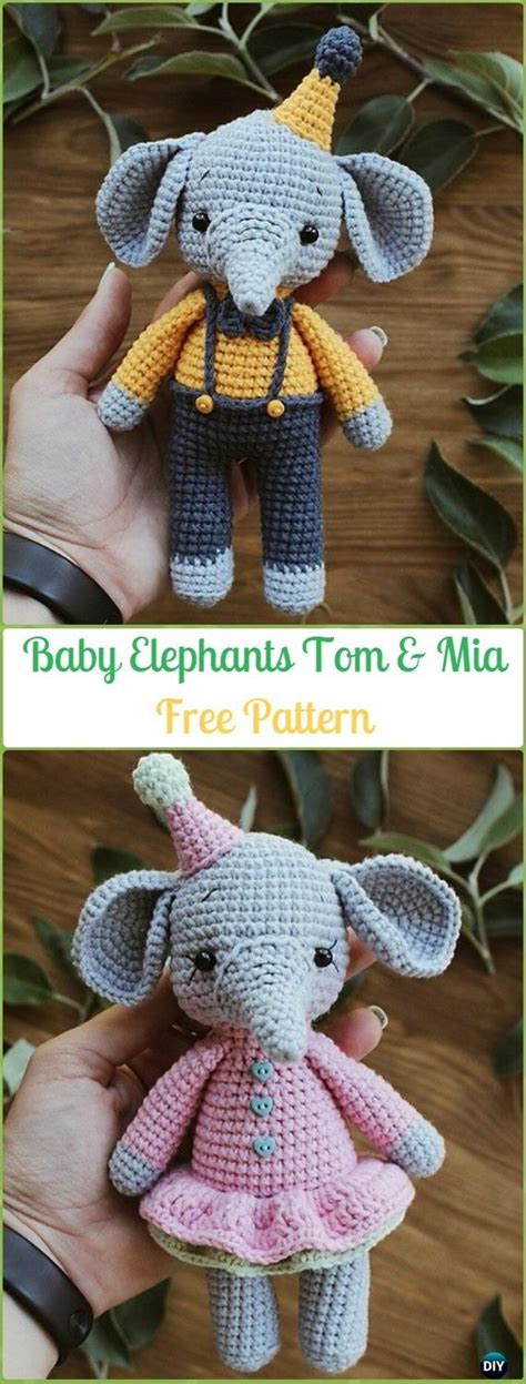 Crochet Elephant Softie And More Free Patterns Tutorials