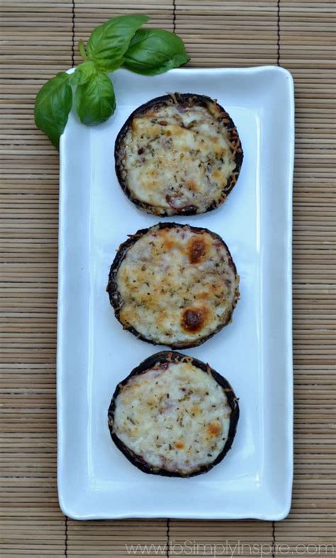 Portobello Mushroom Pizzas