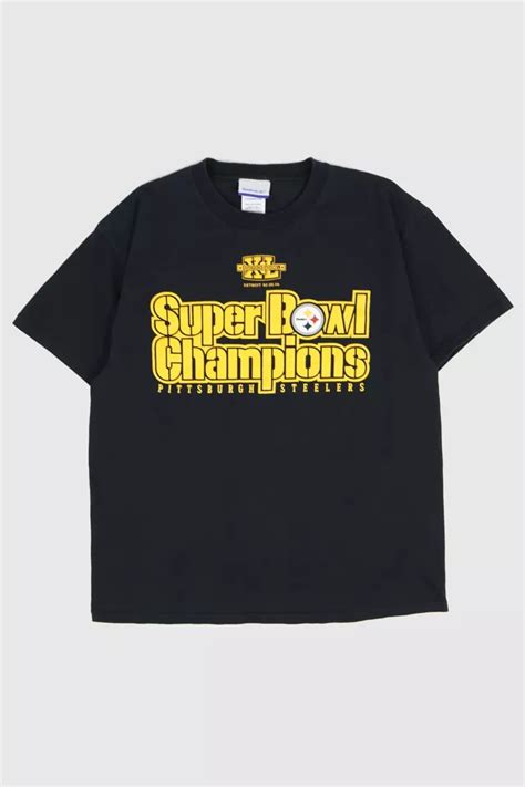 Vintage Pittsburgh Steelers Super Bowl Xl Champions Tee Urban Outfitters