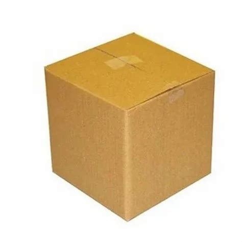 180gsm Single Wall 3 Ply Square Brown Corrugated Box At Rs 18 Piece