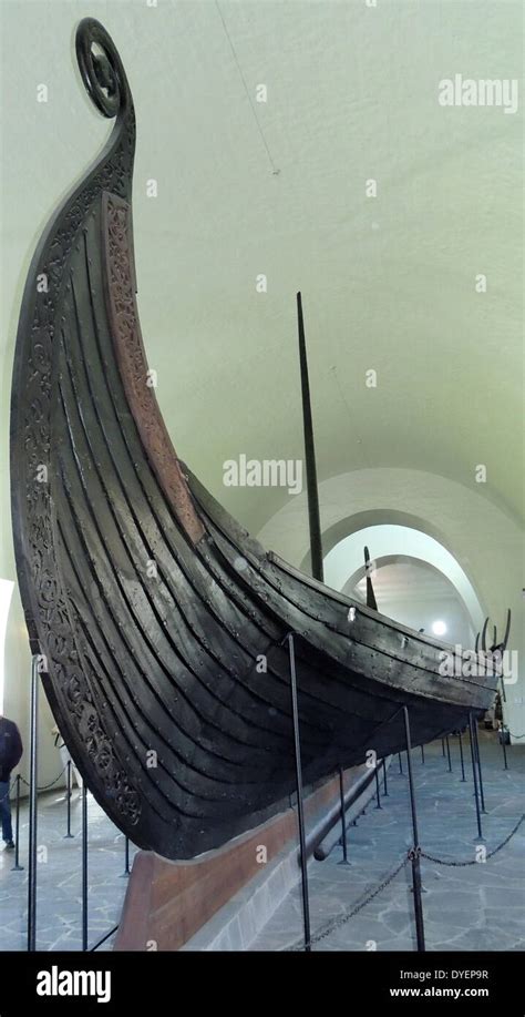 The Oseberg Ship A Viking Ship Discovered In A Large Burial Mound At