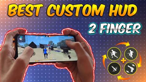 Best 2 Finger Custom HUD Settings Free Fire Control Settings 2 Finger