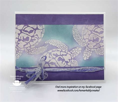 Stampin Ups Sea Turtle Stamp Set Is Reversible Remarkably Created