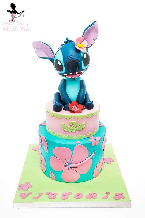 17 Stitch Party Ideas Stitch Cake Lilo And Stitch Disney Cakes