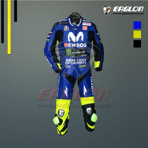 Valentino Rossi Yamaha Movistar Motogp Leather Jacket Eaglon