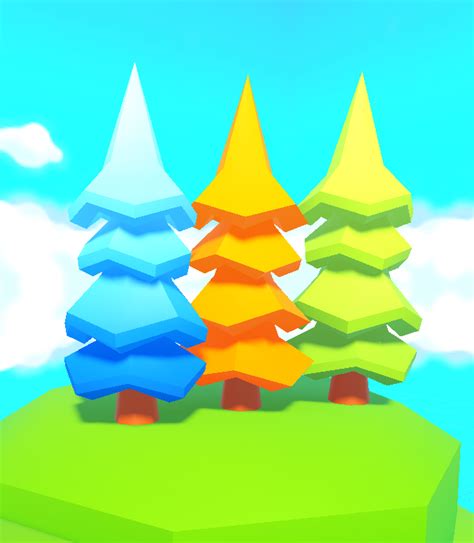 Colorful Tree Asset Pack Clearly Development