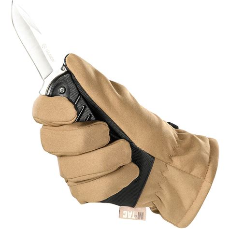 M Tac Winter Softshell Thinsulate Gloves Coyote Brown Buy Online