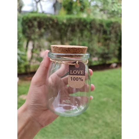 Jual Jar Tutup Gabus 100ml 150ml 200ml Botol Kaca Glass Bottle Glass