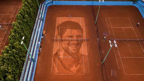 Biggest Portrait In The World Of Novak Djokovic Cord Magazine