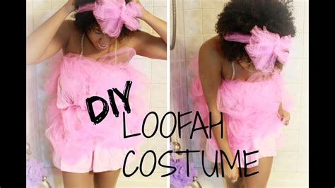 Diy Halloween Costume Loofah Youtube