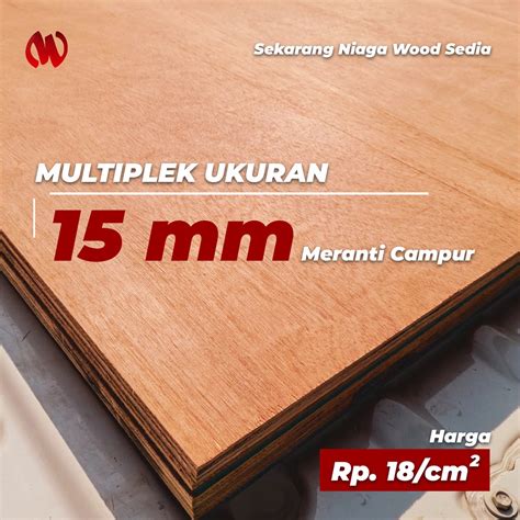 Jual Triplek Multiplek Mm Meranti Campur Ukuran Custom Shopee