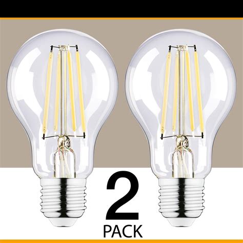 Luce Bella 6w 780lm Warm White A60 Led Es Globe Twin Pack Bunnings