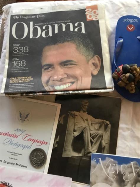 Lot Barack Obama Memorabilia Estatesales Org