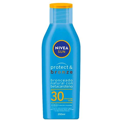 Nivea Sun Protect Bronze Fps Protector Solar Bronceado Natural