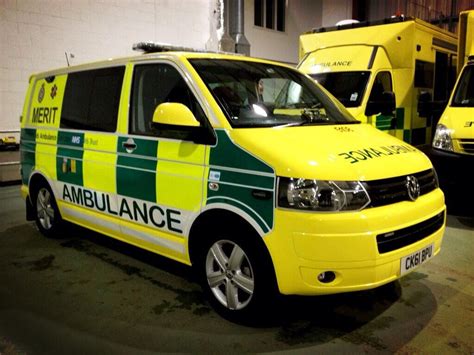 West Midlands Ambulance Servicess Merit Vehicle Volkswagen T5