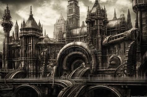 London Biomechanical Town That Blend Human Physiques With Machines