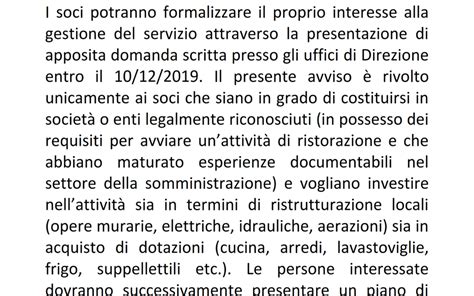 Avviso Manifestazione Dinteresse Circolo Ilva Bagnoli