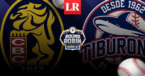 Leones Del Caracas Vs Tiburones De La Guaira En Vivo Round Robin Lvbp