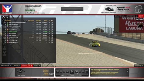 IRacing MX 5 Cup Laguna Seca First Race YouTube