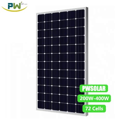 W With Cells Solar Panels Mono Photovoltaic Module Pv Panels