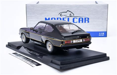 KOVOVÉ a RESIN MODELY Ford Capri MK II X Pack 1975 black gold MCG 1