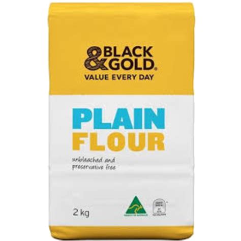 Black & Gold Plain Flour 2kg | Shop online at IGA Nathalia in Nathalia ...