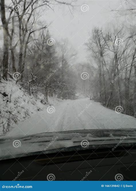 The Roads Are Snow Blocked Royalty Free Stock Photography