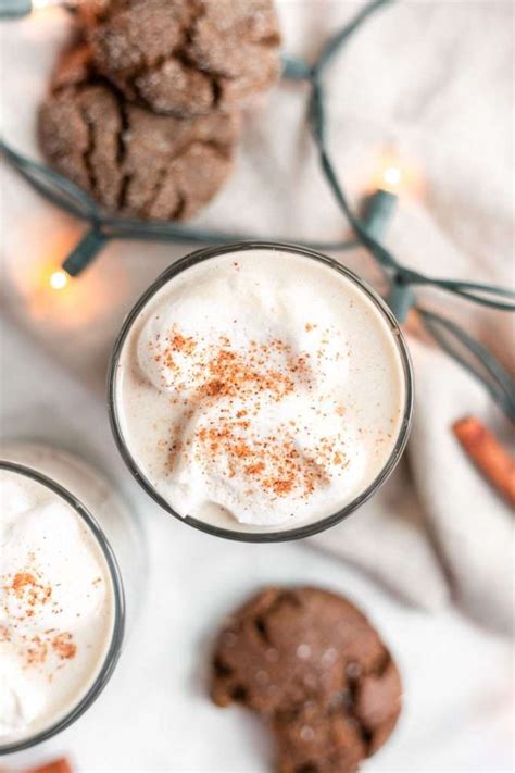 Festive And Creamy Oat Milk Eggnog Recipe Vegan