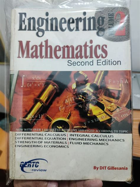 Engineering Mathematics Volume 2 By Gillesania Hobbies Toys Books