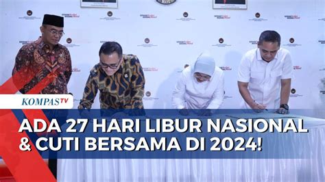 Menko PMK Menag Menaker Hingga MenPAN RB Tetapkan 27 Hari Libur